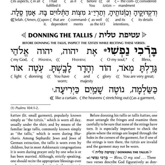 Artscroll Hebrew English Interlinear WEEKDAY Siddur Full Size Ashkenaz - Picture 9 of 11